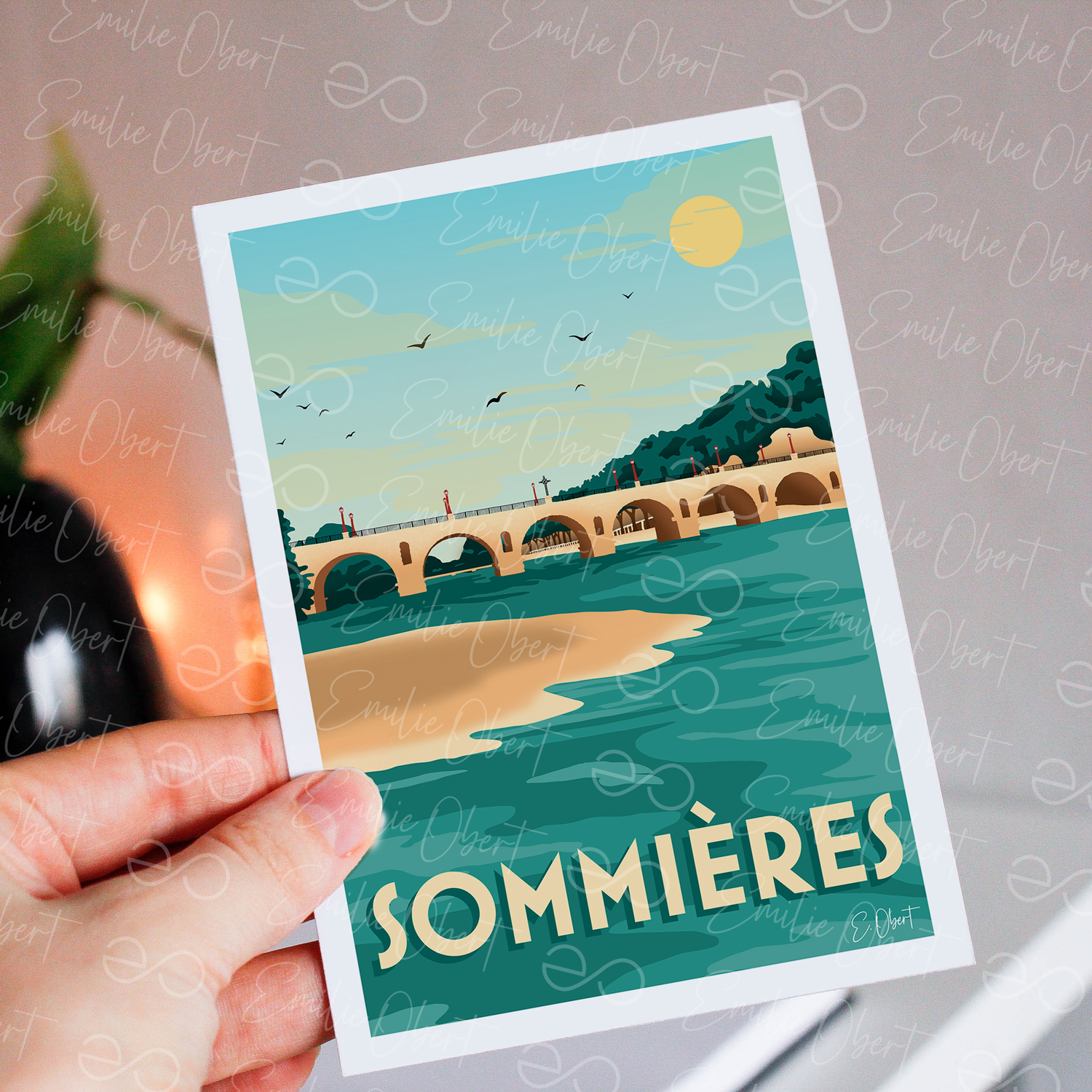 Carte postale Pont Tibère – Sommières