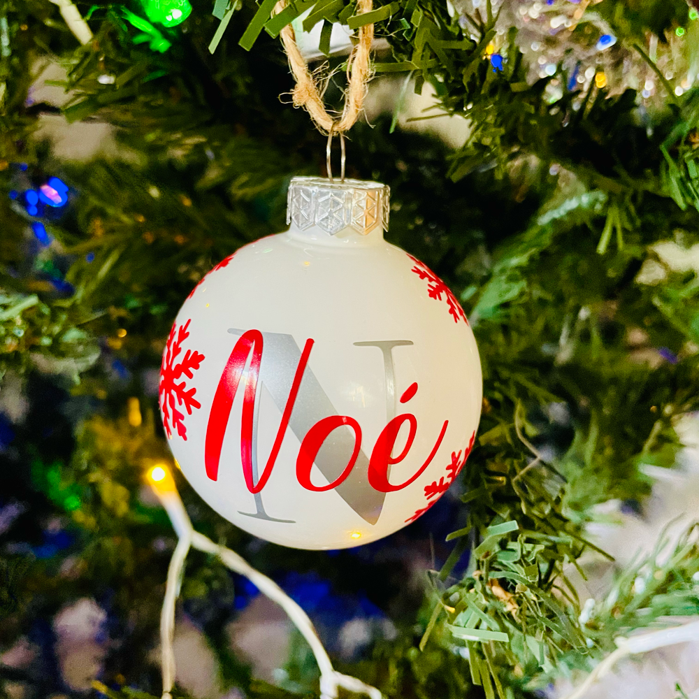 Boule de Noël personnalisée